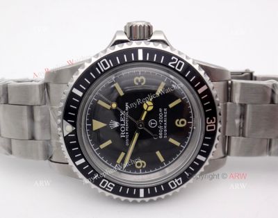 Rolex Submariner Stainless Steel Black Watch - Rolex Vintage Replica